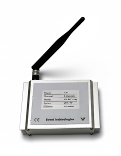 Event Technologies 3 kanaals Silent disco Zender