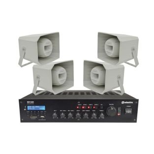 Adastra full range 100V geluidsinstallatie voor sportveld of sporthal