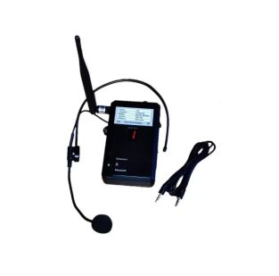 Event Technologies 3-kanaals Silent Disco zender met headset