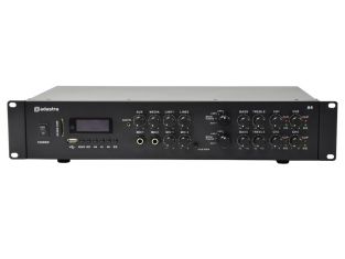 Refurbished Adastra A4 PLUS stereo PA versterker 4x 300W bluetooth Microfoonaansluting