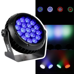 AFX Led Par Projector 19x 10W RGBW met aparte besturing van de LEDS IP65 